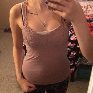 Lace Razorback tank top ***5 for $20***